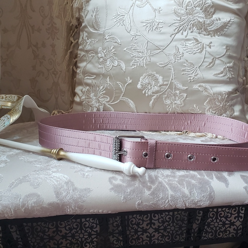Satin Rhinestone Belt - Picture 4 of 8